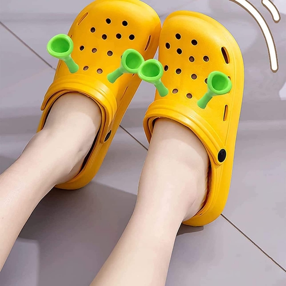 8 Shrek Ears Crocs Charms, 4 Shrek Crocs Shoe Decor Accessories 2" 12 pc Set - Picture 4 of 8